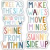 Positivity Lettering Sticker 5 Pack - Sunny Side Up