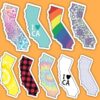 California Sticker 9 Pack