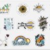 Sheet of Mini Stickers - Mental Health Stickers - 10 Designs