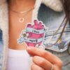 I Love Myself Heart Positivity Sticker