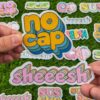 No Cap Multicolor Yellow Sticker