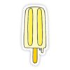 Popsicle Yellow Aesthetic Sticker