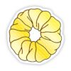 Scrunchie Yellow Aesthetic Sticker