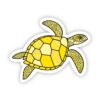 Sea Turtle Yellow Aesthetic Sticker
