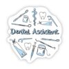 Dental Assistant Blue Sticker
