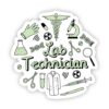 Lab Technician Green Sticker