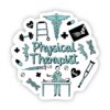 Physical Therapist Green Sticker