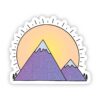 Large sun Purple Mountains sticker