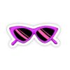 Purple Sunglasses Sticker