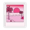 Sunset Polaroid Pink Aesthetic Sticker
