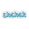 Sksksk Blue Aesthetic Sticker