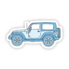Blue Side Jeep Aesthetic Sticker