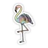 Tie Dye Flamingo Aesthetic Sticker