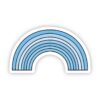 Blue Rainbow Aesthetic Sticker