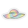 Tie Dye Sunhat Aesthetic Sticker