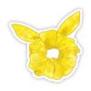 Yellow Scrunchie Watercolor Sticker