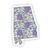 Alabama Floral Sticker