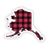 Alaska Flannel Sticker