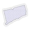 Connecticut Polka Dot Sticker