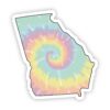 Georgia Tie Dye Sticker