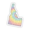 Idaho Tie Dye Sticker