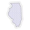 Illinois Polka Dot Sticker