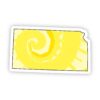 Kansas Yellow Sticker