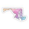 Maryland Mandala Pattern Sticker