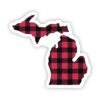 Michigan Flannel Sticker