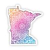 Minnesota Mandala Pattern Sticker