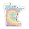 Minnesota Tie Dye Sticker