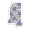 Mississippi Floral Sticker