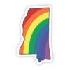 Mississippi Rainbow Sticker