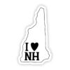 I Love New Hampshire Sticker