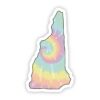 New Hampshire Tie Dye Sticker