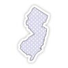 New Jersey Polka Dot Sticker