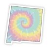 New Mexico Tie Dye Sticker