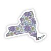New York Floral Sticker