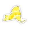 New York Yellow Sticker