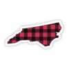 North Carolina Flannel Sticker