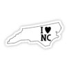 I Love North Carolina Sticker