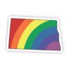 North Dakota Rainbow Sticker