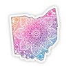 Ohio Mandala Pattern Sticker