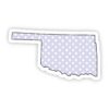 Oklahoma Polka Dot Sticker