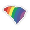 South Carolina Rainbow Sticker