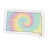 South Dakota Tie Dye Sticker
