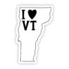 I Love Vermont Sticker