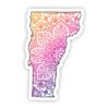 Vermont Mandala Pattern Sticker