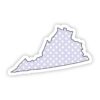 Virginia Polka Dot Sticker