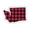 Washington Flannel Sticker